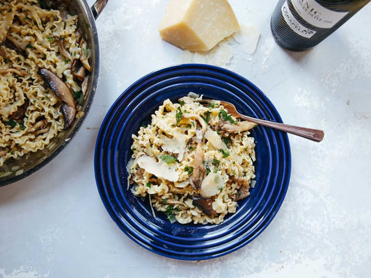 Pasta with Mushroom Trifolata