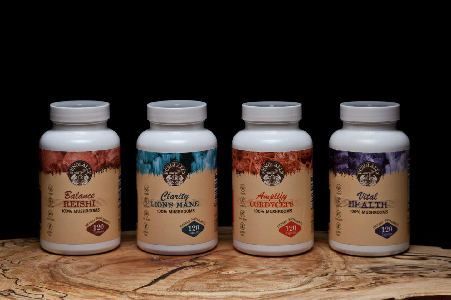 The Fungi Ally Mushroom Capsules Range (20% Off)