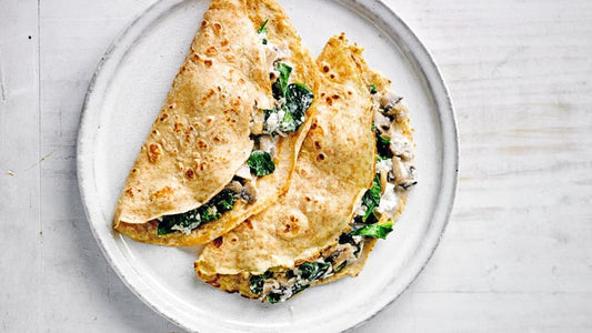 These Crepes With Spinach, Mushroom And Ricotta Are What Brunch Is All About