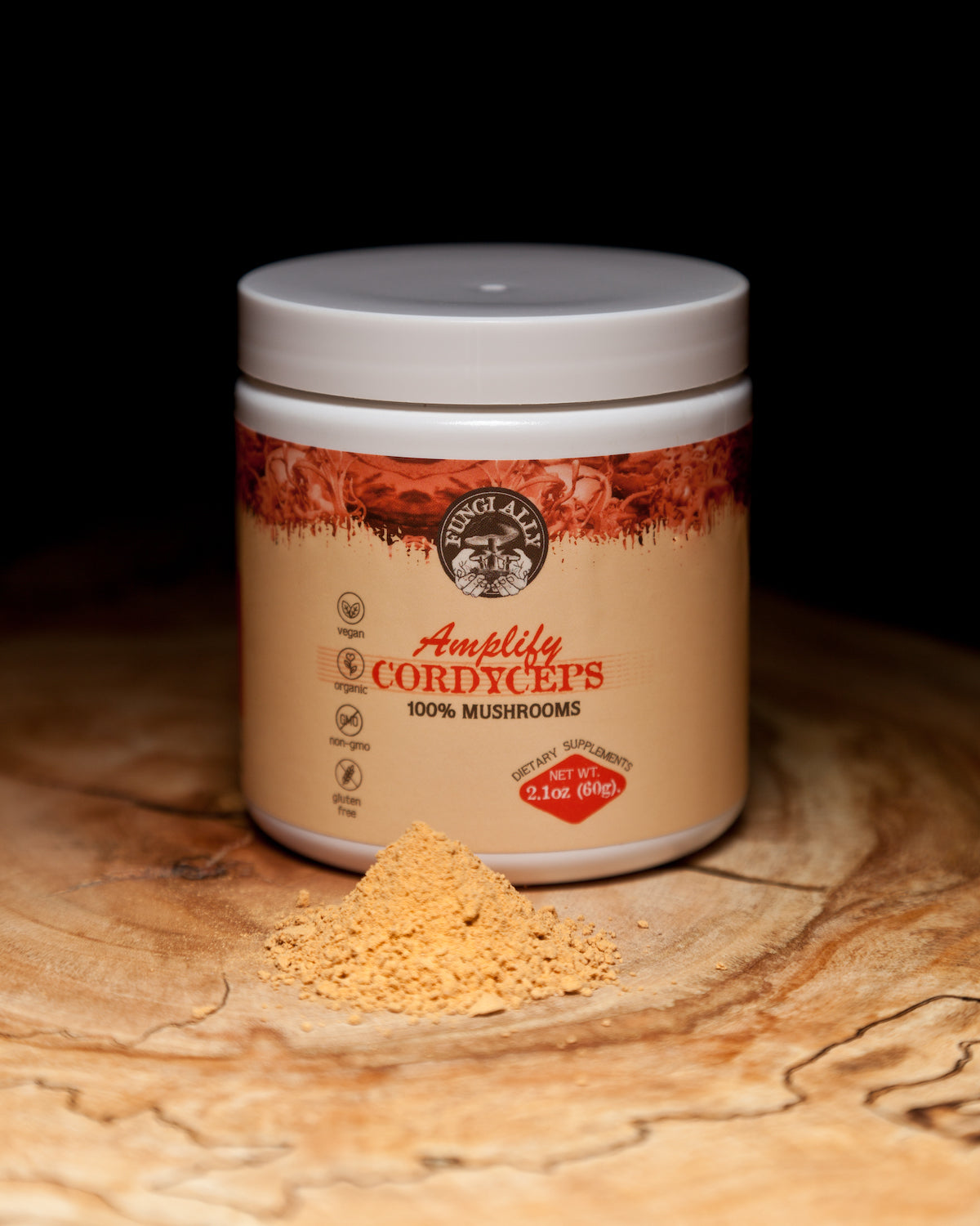 Amplify Cordyceps Powder (60 gram) from Fungi Ally