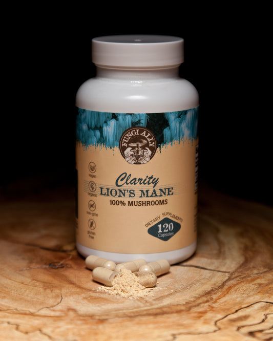 Clarity Lion’s Mane Mushroom Capsules from Fungi Ally (120 count)